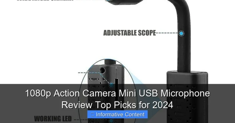 1080p Action Camera Mini USB Microphone Review Top Picks for 2024