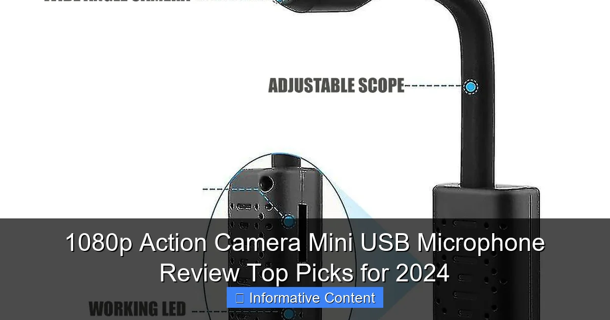 1080p Action Camera Mini USB Microphone Review Top Picks for 2024
