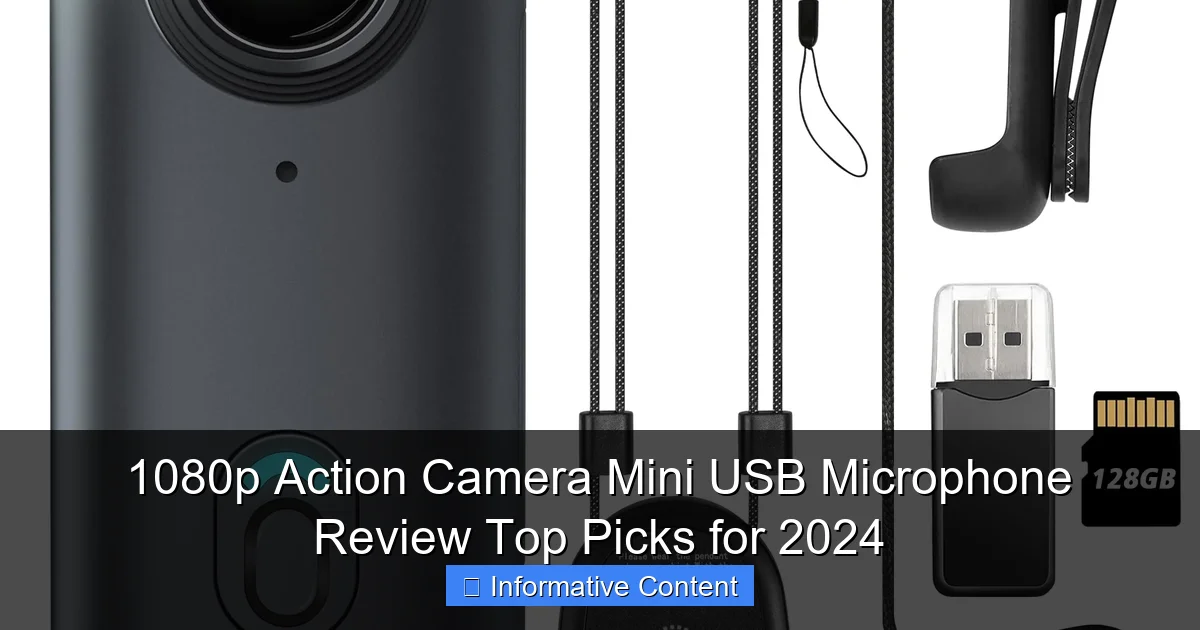 1080p Action Camera Mini USB Microphone Review Top Picks for 2024