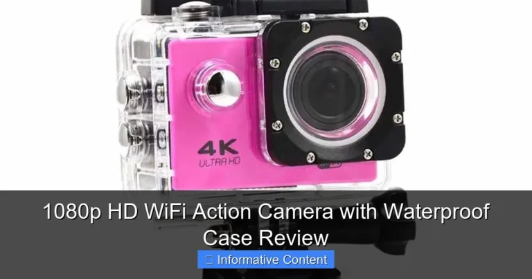 1080p HD WiFi Action Camera with Waterproof Case Review