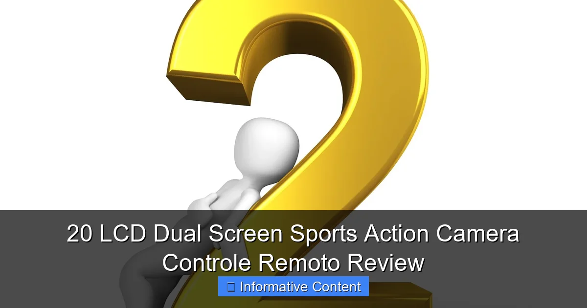 20 LCD Dual Screen Sports Action Camera Controle Remoto Review