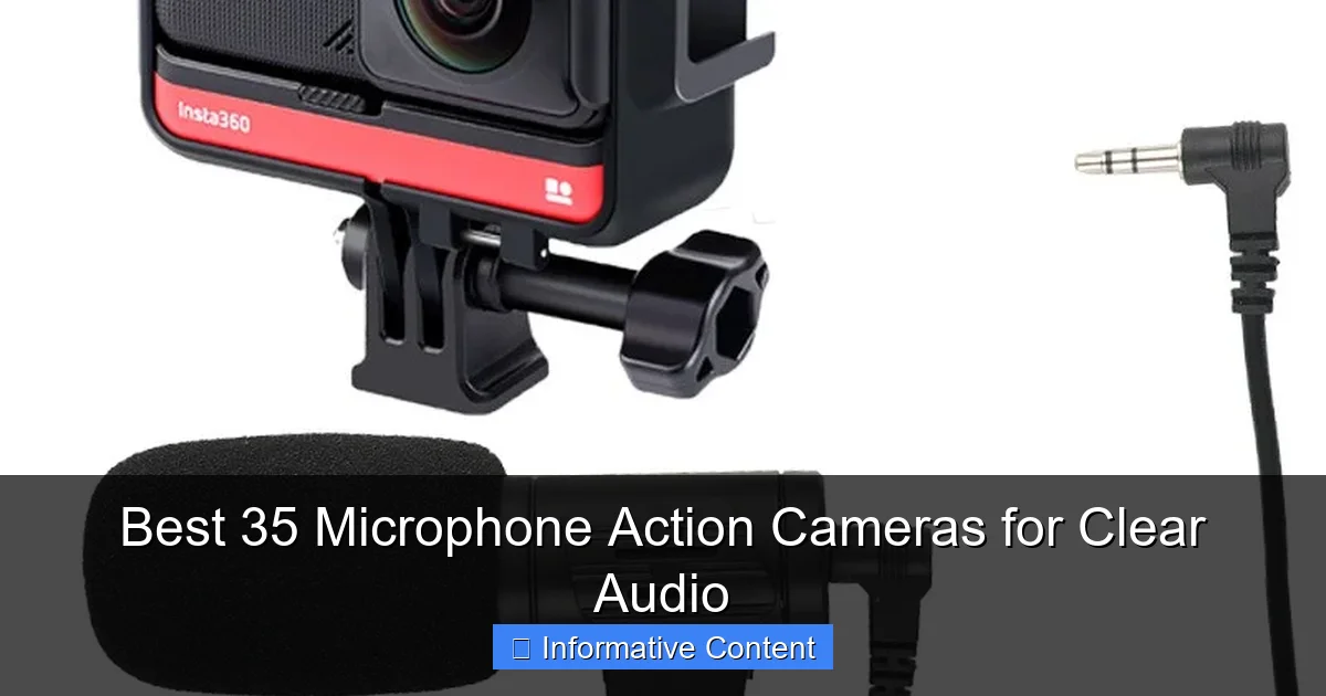 Best 35 Microphone Action Cameras for Clear Audio