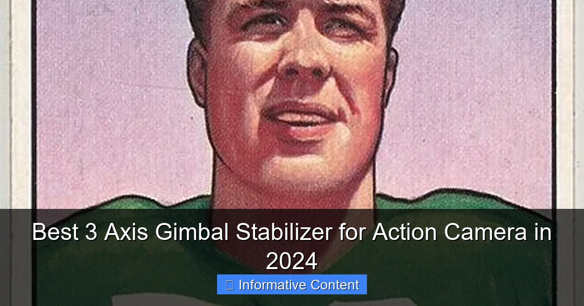 Best 3 Axis Gimbal Stabilizer for Action Camera in 2024