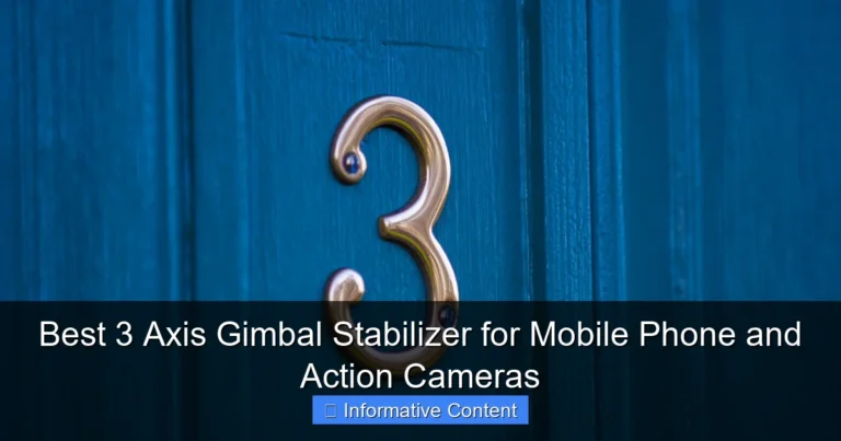 Best 3 Axis Gimbal Stabilizer for Mobile Phone and Action Cameras