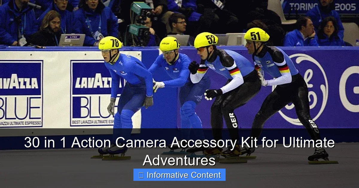 30 in 1 Action Camera Accessory Kit for Ultimate Adventures