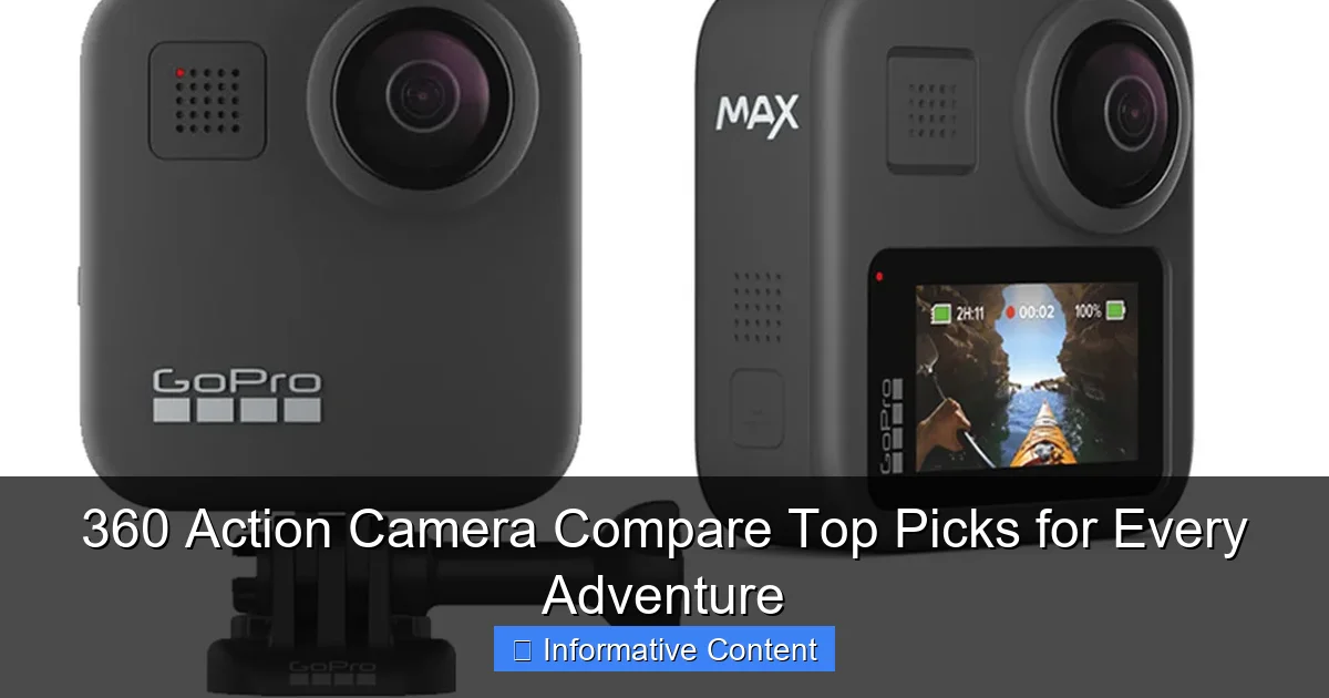 360 Action Camera Compare Top Picks for Every Adventure