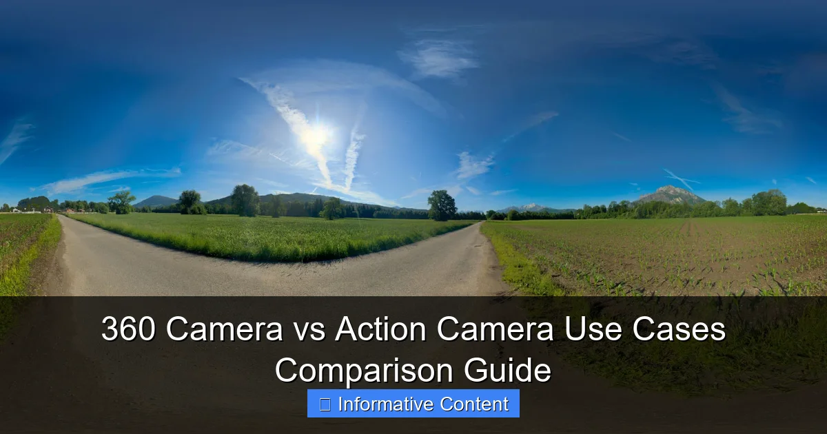 360 Camera vs Action Camera Use Cases Comparison Guide