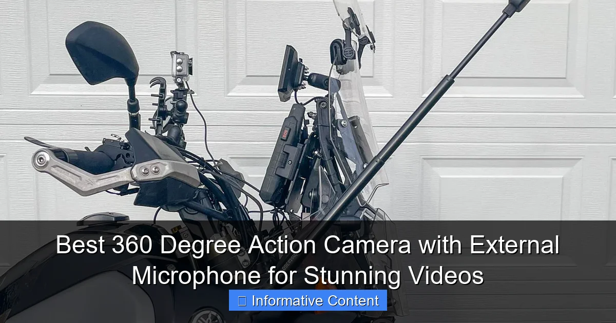 Best 360 Degree Action Camera with External Microphone for Stunning Videos