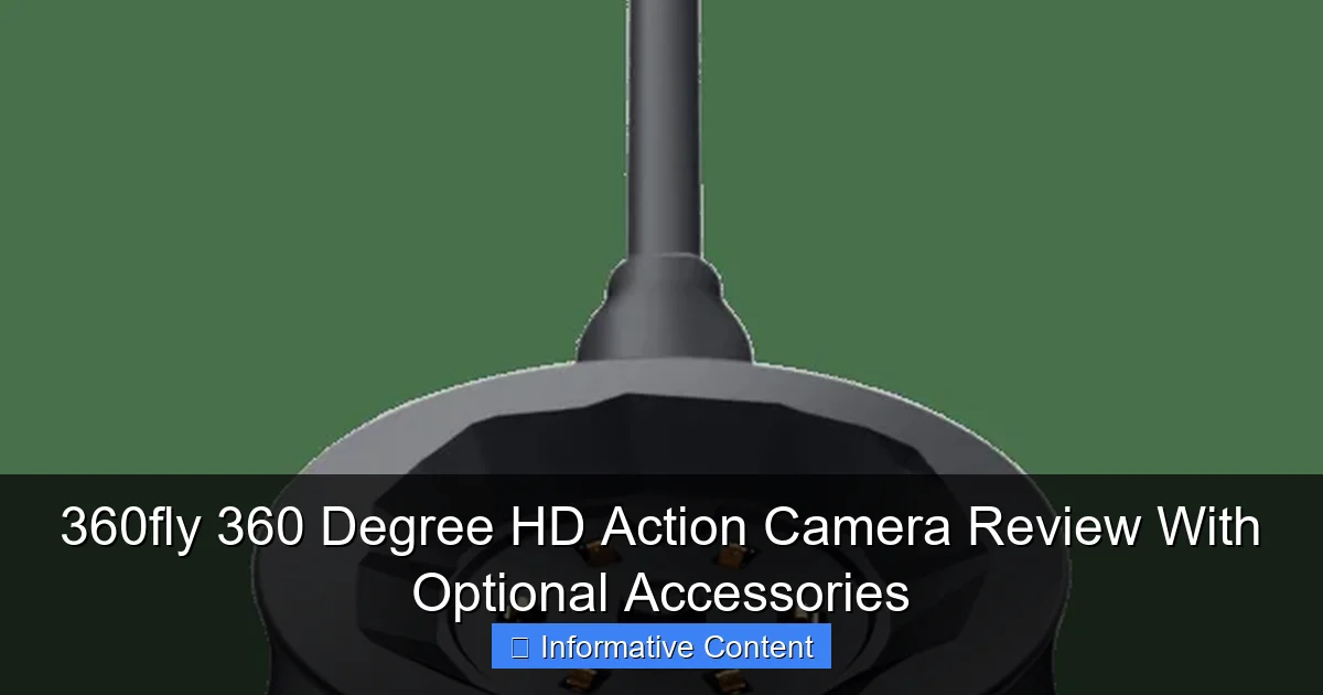 360fly 360 Degree HD Action Camera Review With Optional Accessories