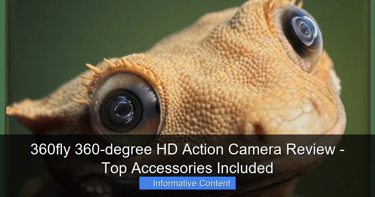 360fly 360-degree HD Action Camera Review - Top Accessories Included