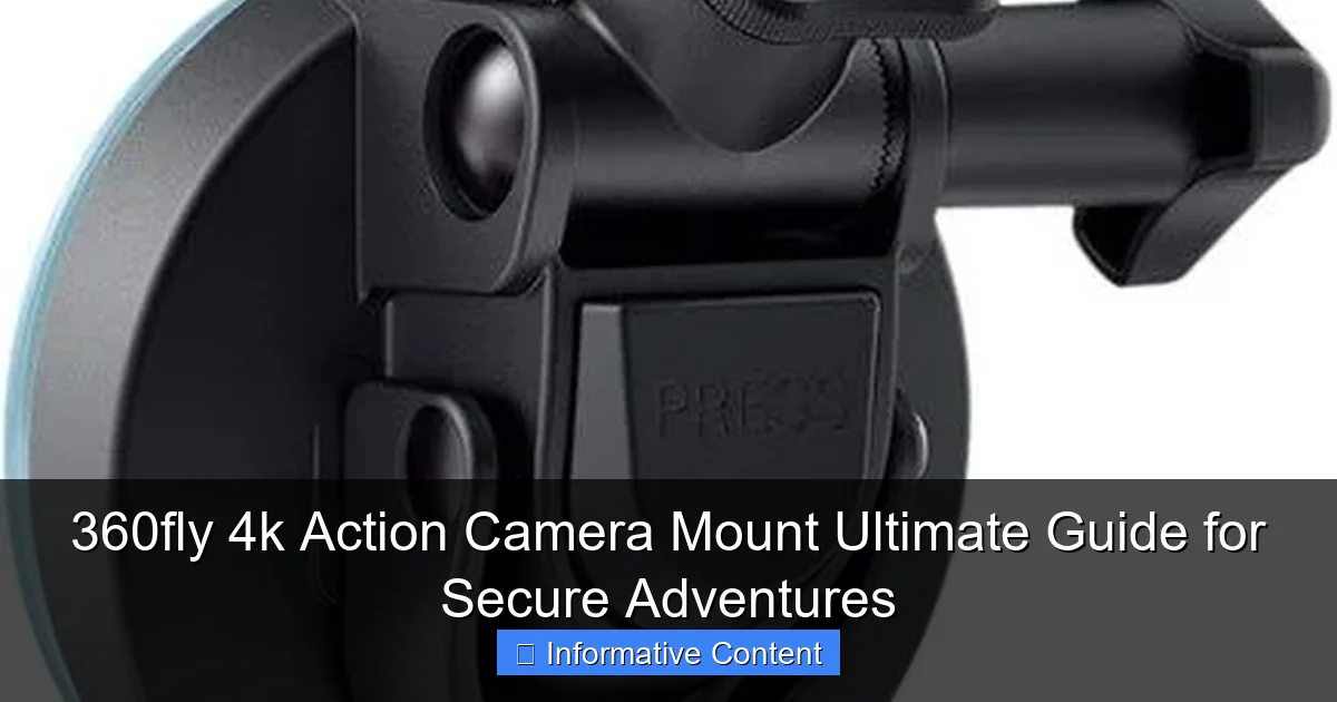 360fly 4k Action Camera Mount Ultimate Guide for Secure Adventures