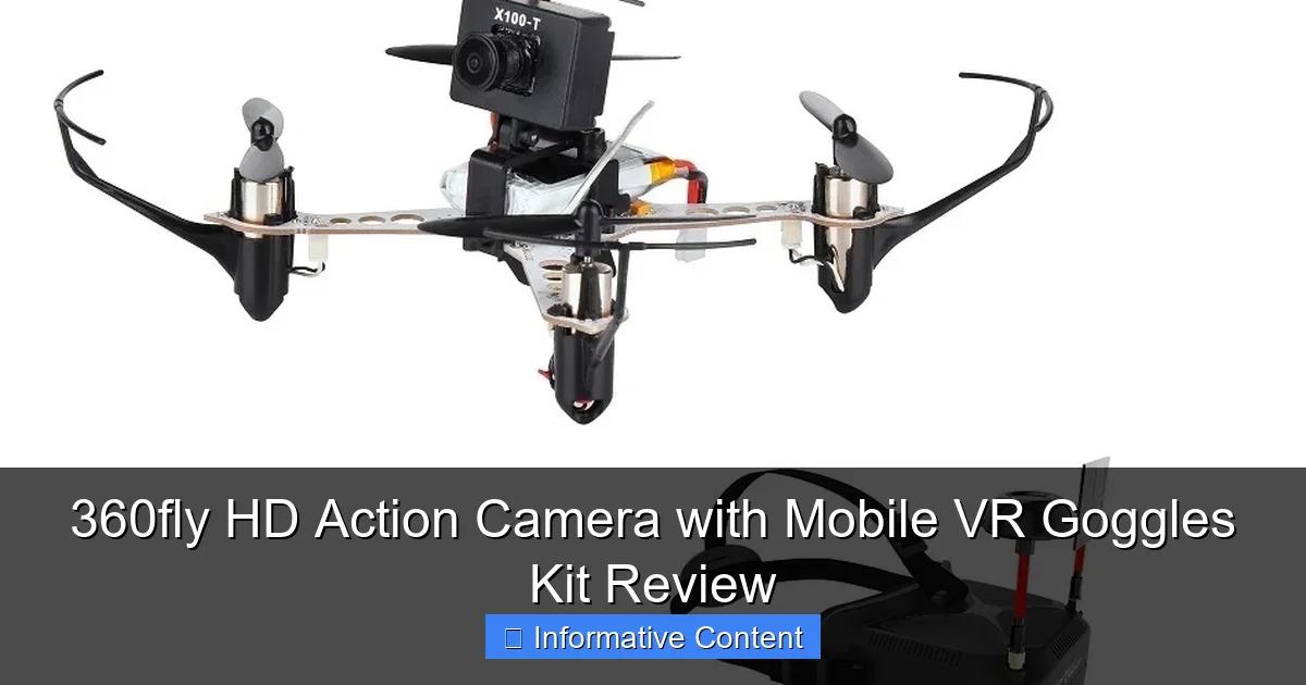 360fly HD Action Camera with Mobile VR Goggles Kit Review