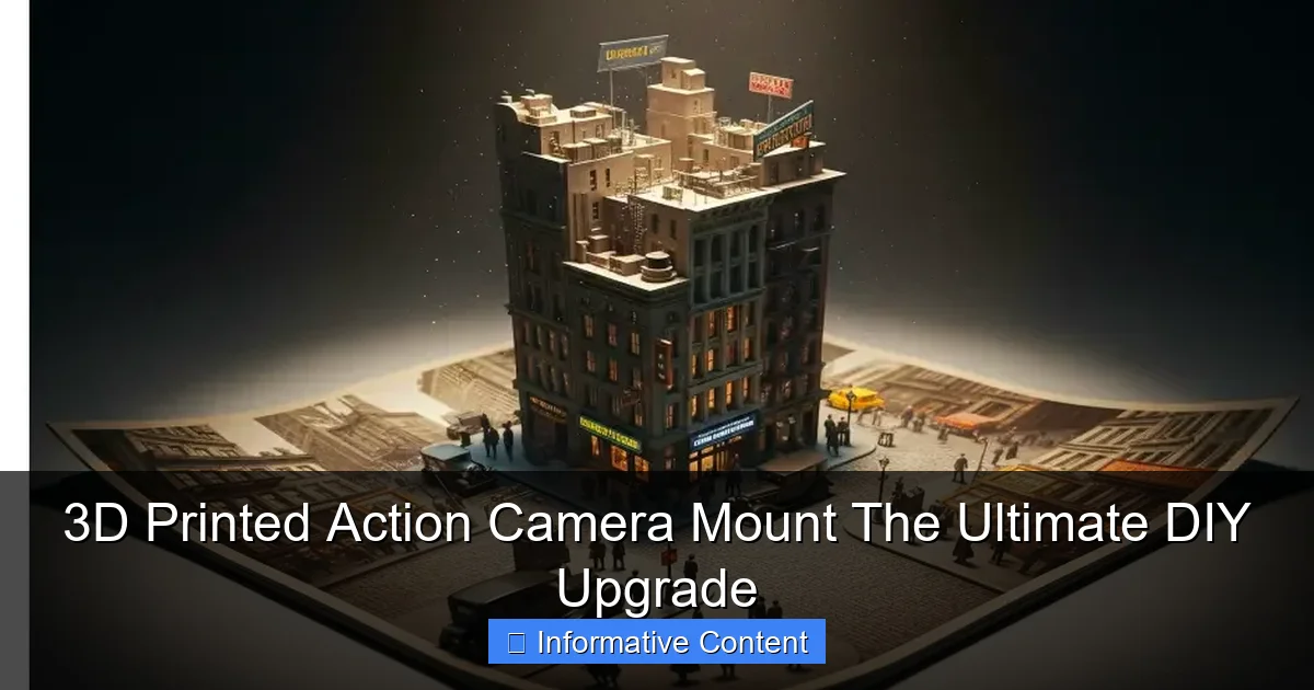 3D Printed Action Camera Mount The Ultimate DIY Upgrade
