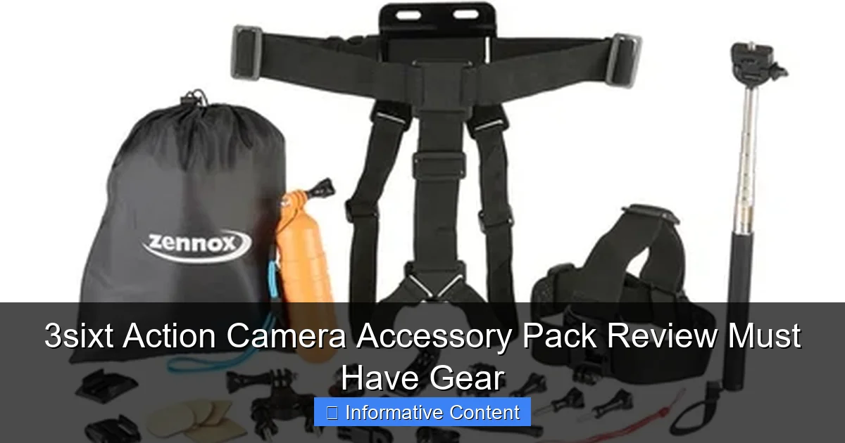 3sixt Action Camera Accessory Pack Review Must Have Gear