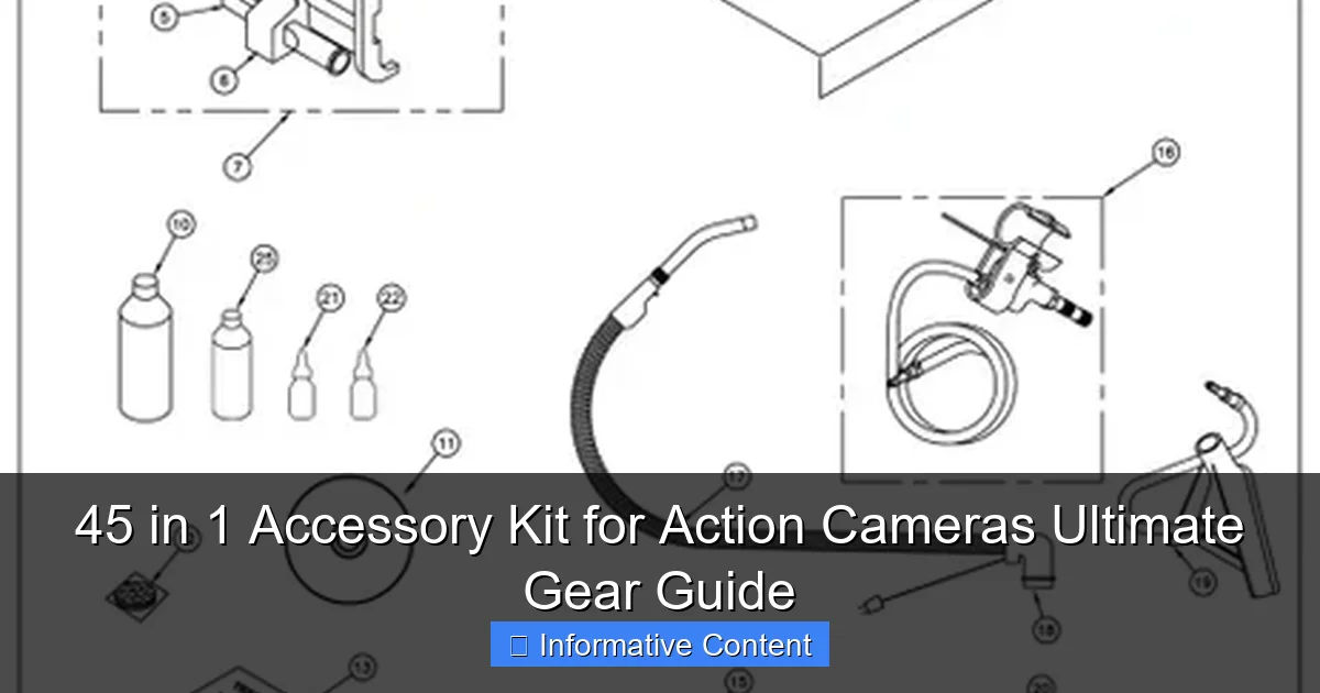 45 in 1 Accessory Kit for Action Cameras Ultimate Gear Guide