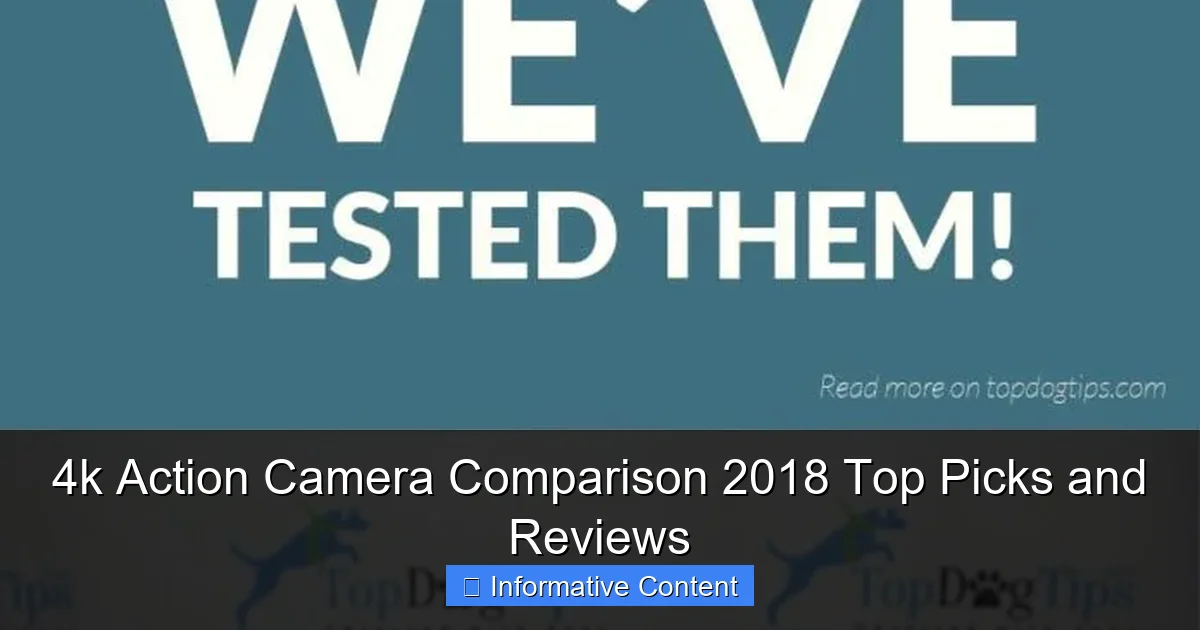 4k Action Camera Comparison 2018 Top Picks and Reviews