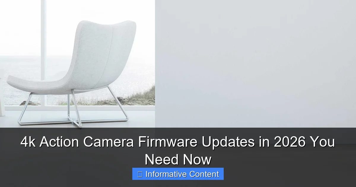4k Action Camera Firmware Updates in 2026 You Need Now