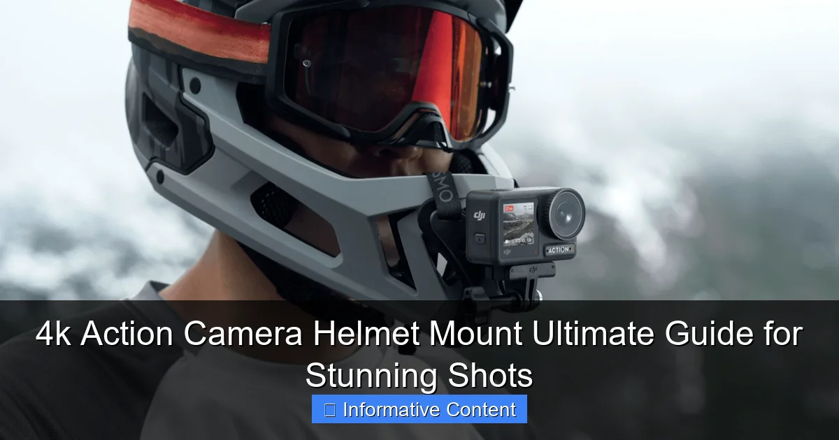 4k Action Camera Helmet Mount Ultimate Guide for Stunning Shots
