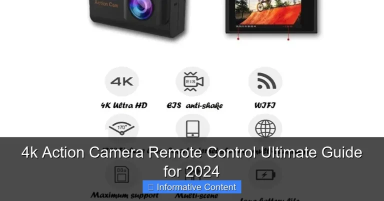 4k Action Camera Remote Control Ultimate Guide for 2024