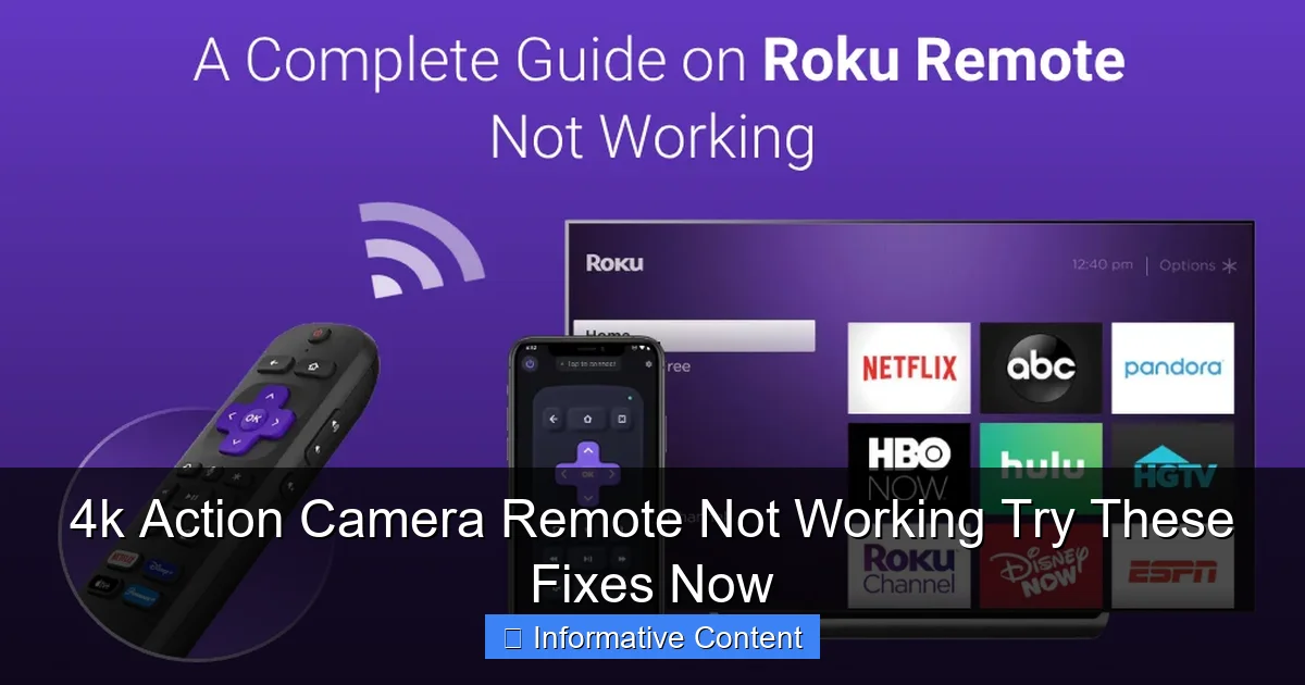 4k Action Camera Remote Not Working Try These Fixes Now