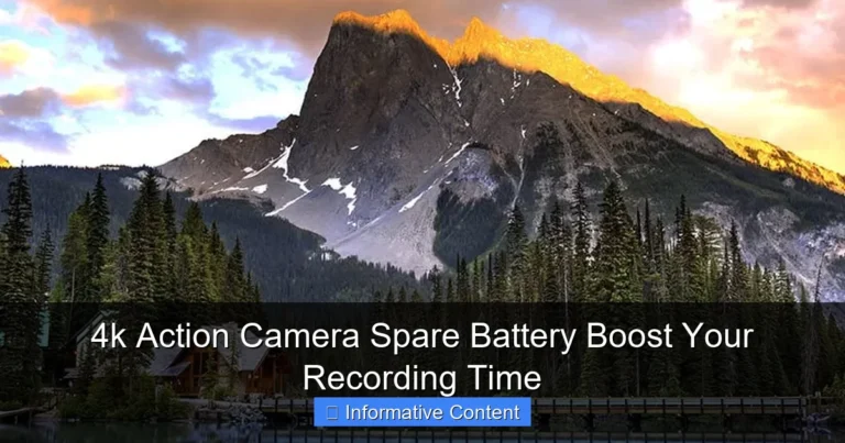 4k Action Camera Spare Battery Boost Your Recording Time