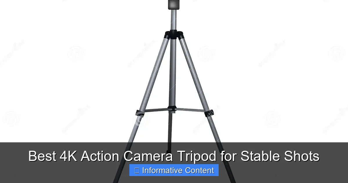 Best 4K Action Camera Tripod for Stable Shots