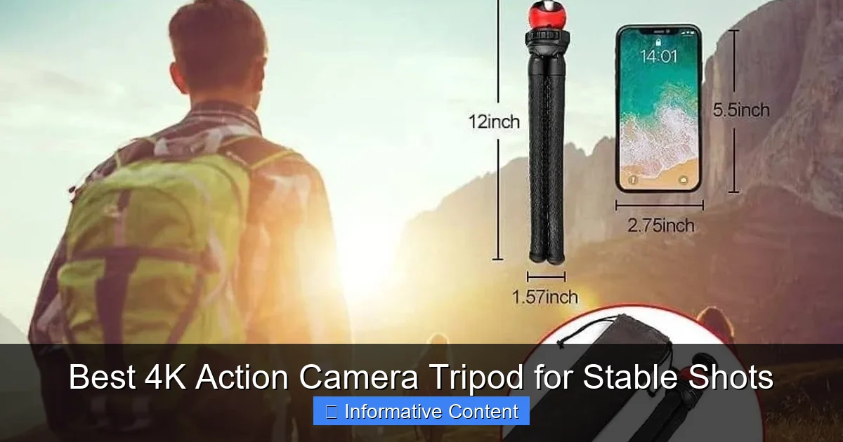 Best 4K Action Camera Tripod for Stable Shots