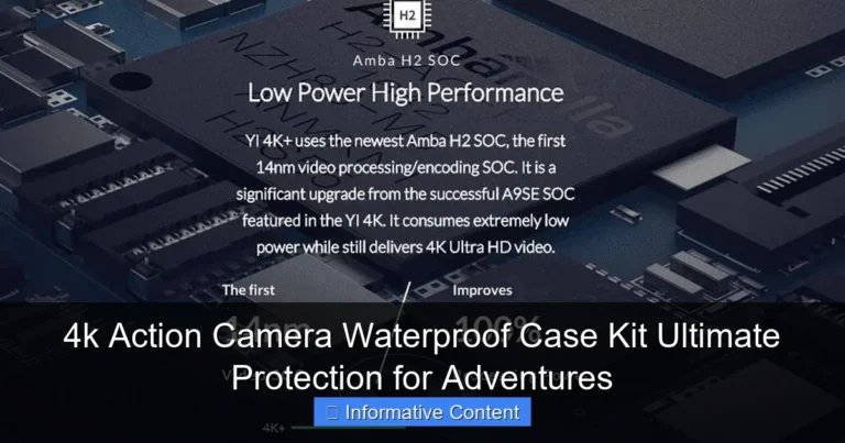 4k Action Camera Waterproof Case Kit Ultimate Protection for Adventures