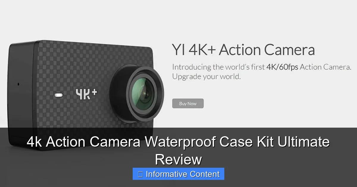 4k Action Camera Waterproof Case Kit Ultimate Review
