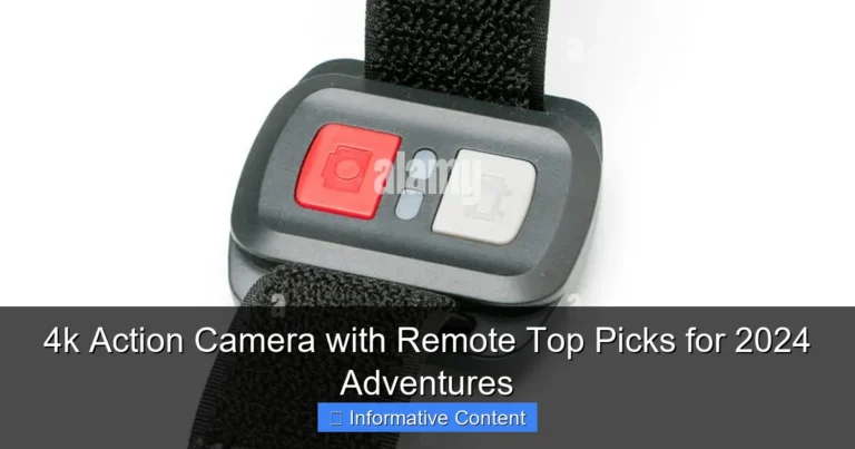 4k Action Camera with Remote Top Picks for 2024 Adventures