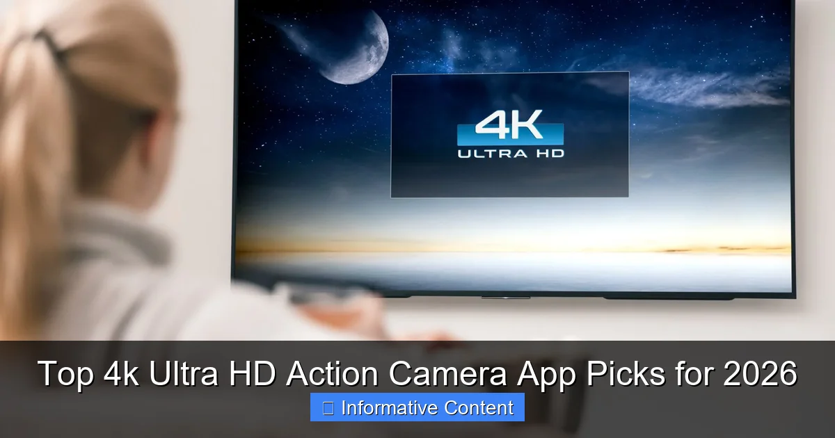 Top 4k Ultra HD Action Camera App Picks for 2026