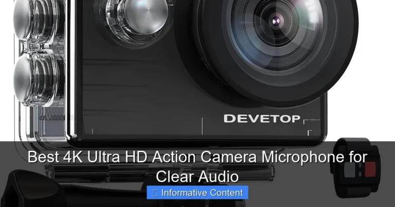 Best 4K Ultra HD Action Camera Microphone for Clear Audio