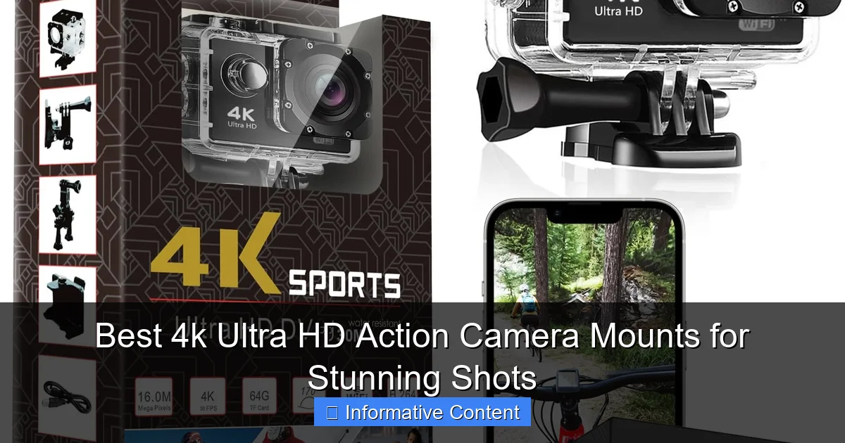Best 4k Ultra HD Action Camera Mounts for Stunning Shots