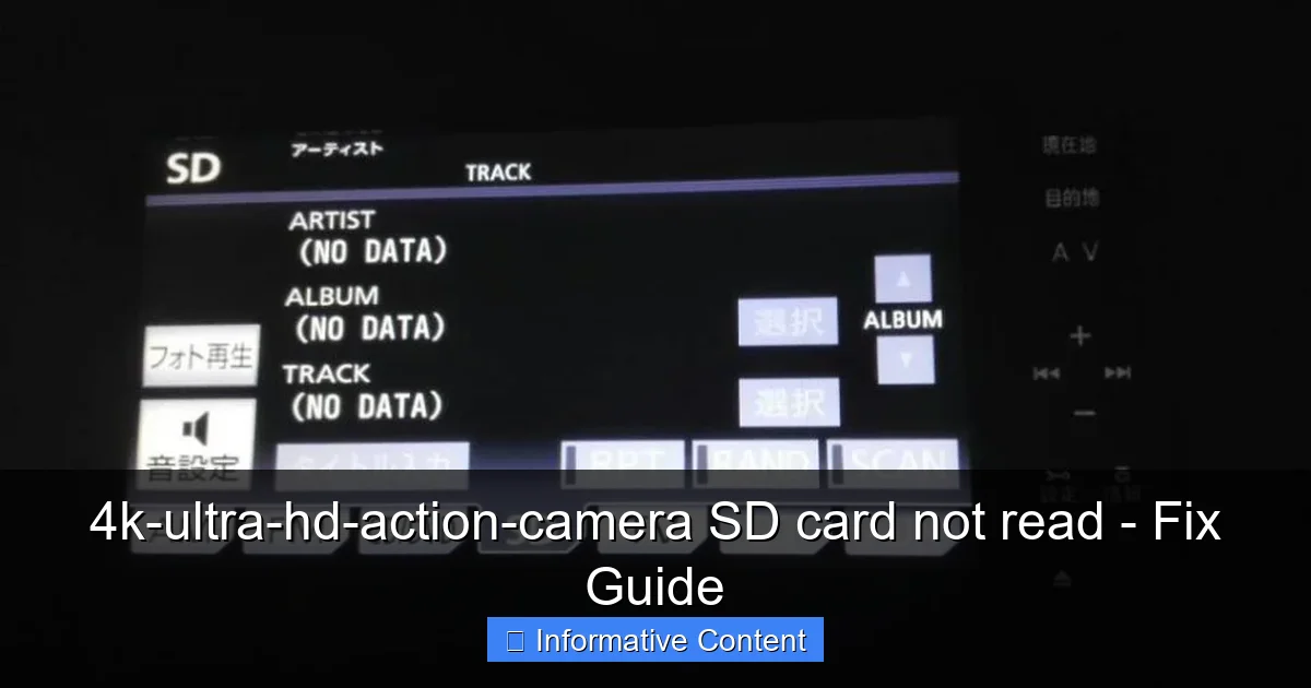 4k-ultra-hd-action-camera SD card not read - Fix Guide