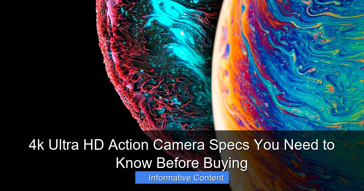 4k Ultra HD Action Camera Specs You Need to Know Before Buying