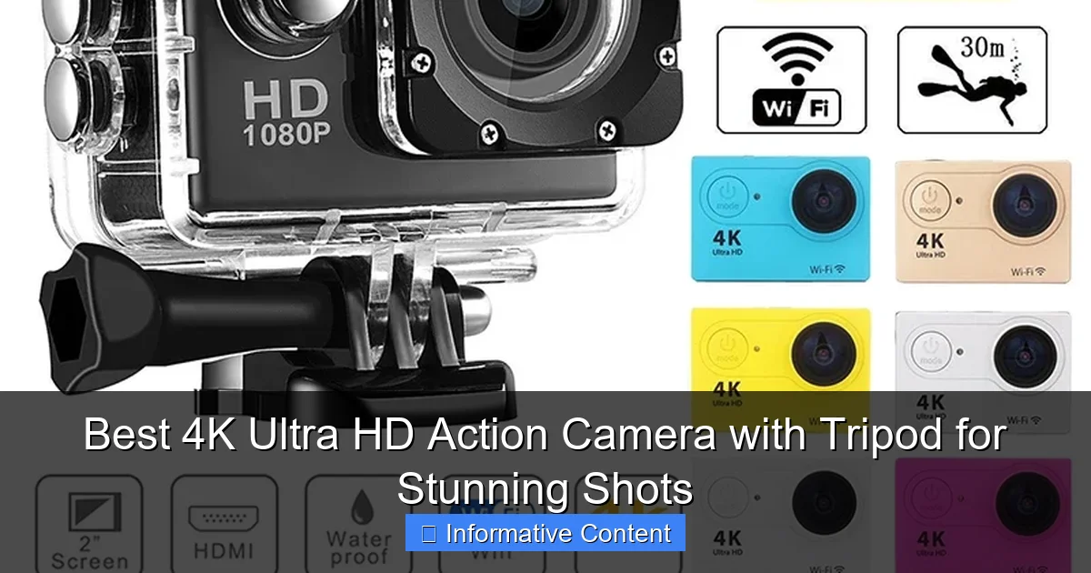 Best 4K Ultra HD Action Camera with Tripod for Stunning Shots