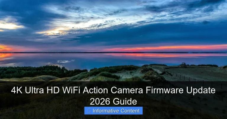4K Ultra HD WiFi Action Camera Firmware Update 2026 Guide