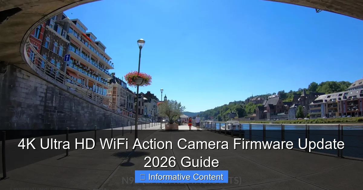 4K Ultra HD WiFi Action Camera Firmware Update 2026 Guide
