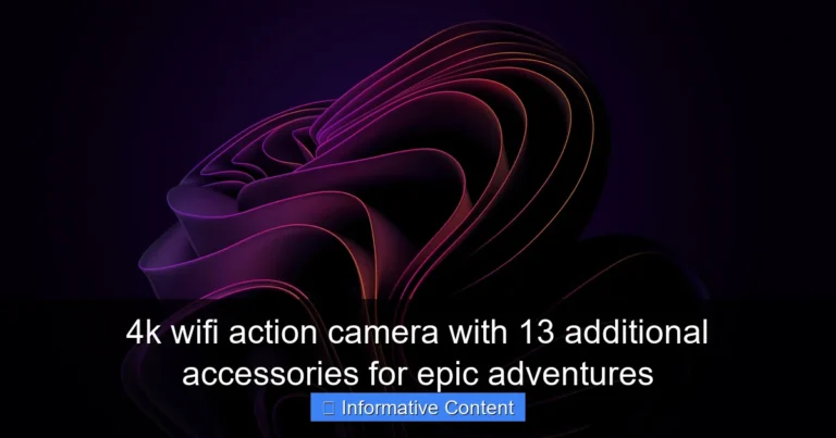 4k wifi action camera with 13 additional accessories for epic adventures