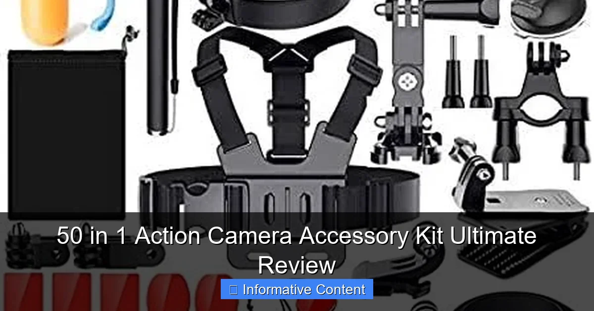 50 in 1 Action Camera Accessory Kit Ultimate Review