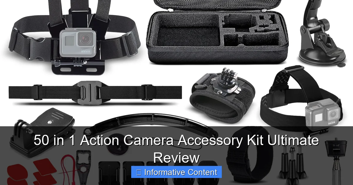 50 in 1 Action Camera Accessory Kit Ultimate Review