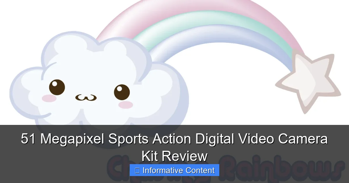 51 Megapixel Sports Action Digital Video Camera Kit Review