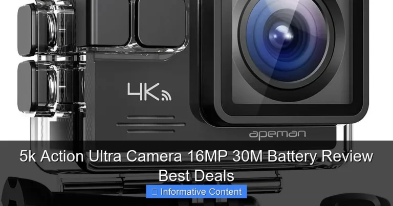 5k Action Ultra Camera 16MP 30M Battery Review Best Deals