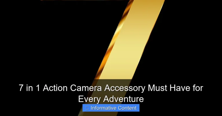 7 in 1 Action Camera Accessory Must Have for Every Adventure