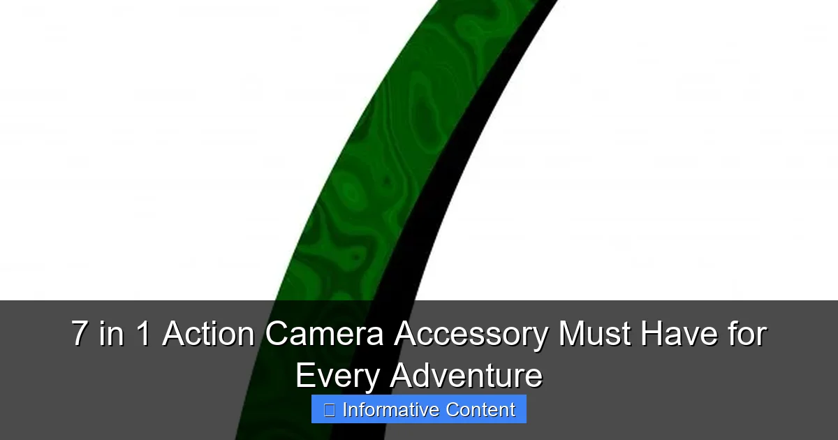 7 in 1 Action Camera Accessory Must Have for Every Adventure