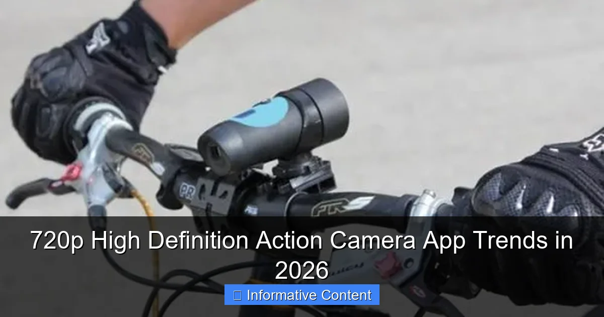 720p High Definition Action Camera App Trends in 2026