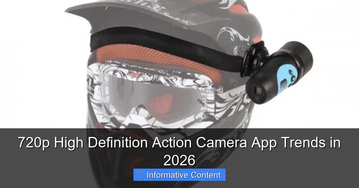 720p High Definition Action Camera App Trends in 2026