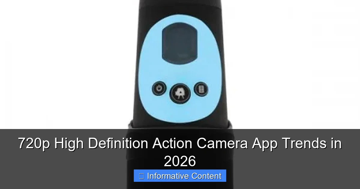 720p High Definition Action Camera App Trends in 2026