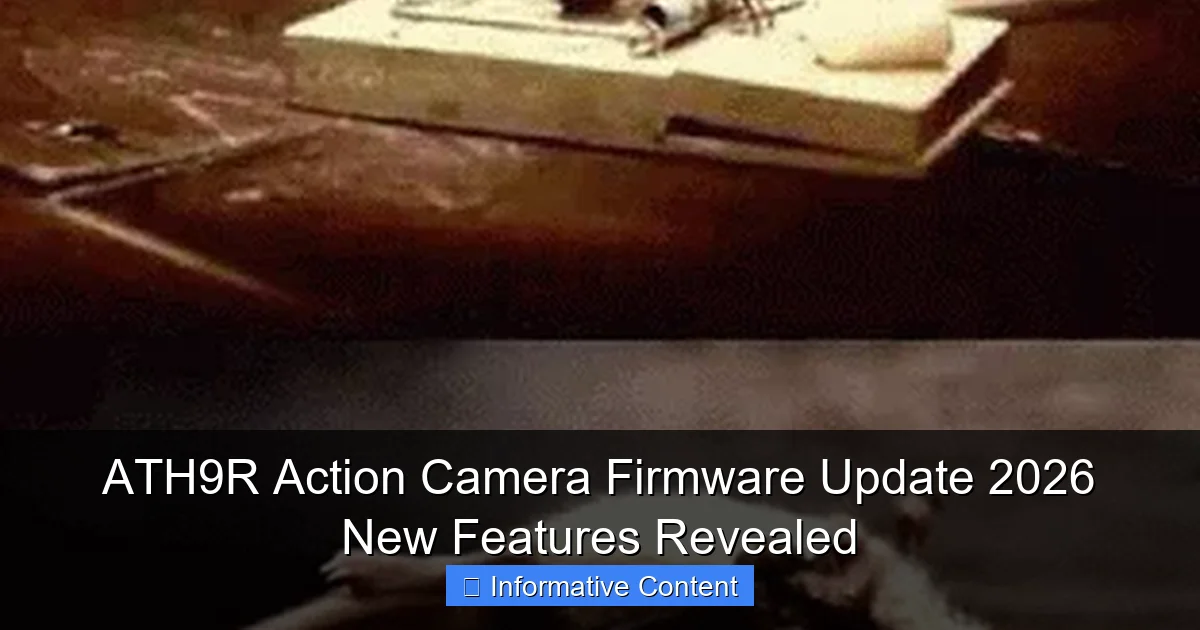 ATH9R Action Camera Firmware Update 2026 New Features Revealed