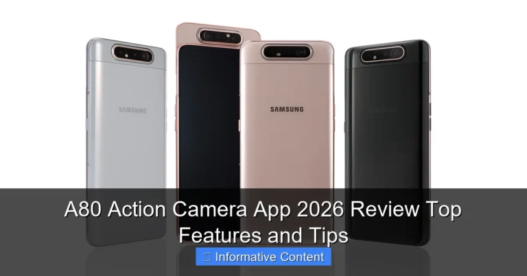 A80 Action Camera App 2026 Review Top Features and Tips